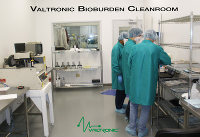 Valtronic USA Adds a Bioburden ISO Class 8 Cleanroom