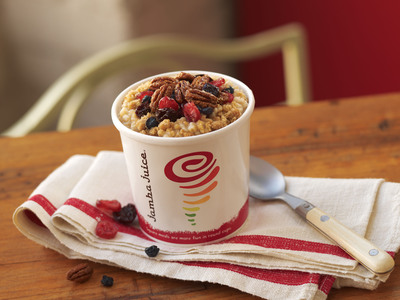Jamba Juice Celebrates National Oatmeal Day With Special $2 Offer On Steel-Cut Oatmeal