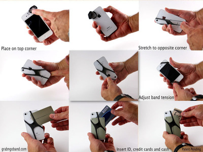 The Rubber Band Reinvented -- Grab N Go Band Solves Major Issue for Smartphone Users