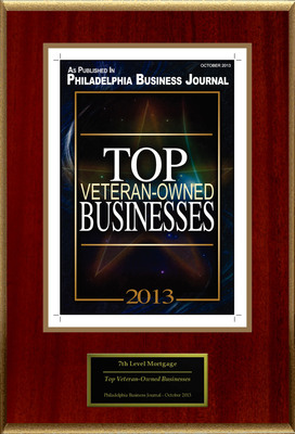 7th Level Mortgage LLC Selected For "Top Veteran-Owned Businesses"