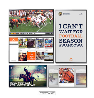 Postano Helps College Athletic Departments Drive Fan Engagement and Social Media Participation at Major College Sporting Events