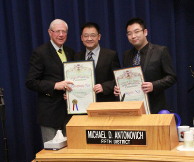 Dr. Rongxiang Xu Receives the Prestigious Scroll Award from Los Angeles County Government