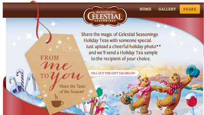 Celestial Seasonings® Enables Fans To Share The Flavors Of The Holidays