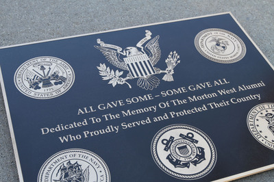 Nation's Military Veterans Honored by Bronze Veteran Memorial Plaques from Impact Architectural Signs