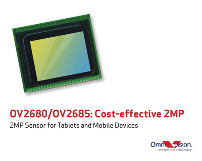 OmniVision Debuts Cost-Efficient 2-Megapixel Sensors for Tablets And Mobile Devices
