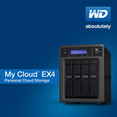 WD® Expands My Cloud™ Family With High-performance Four-Bay Personal Cloud Storage System