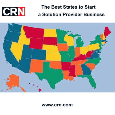 CRN Unveils the Best States for Solution Providers to do Business; Features Interactive Map