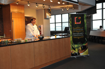 Olives From Spain and Chef Michael Kornick at Kendall College Culinary School