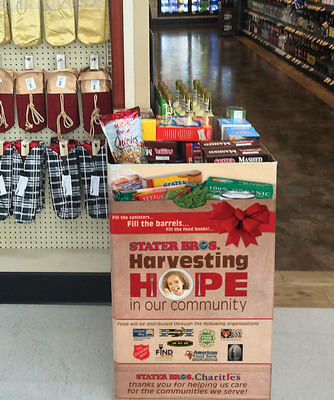 Stater Bros. Holiday Food Drive In Full Swing