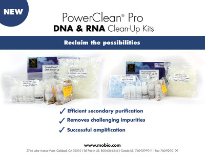 MO BIO Laboratories, Inc. launches new kits for fast DNA and RNA clean-up