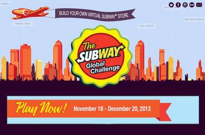 SUBWAY® Restaurant Chain And Young &amp; Successful Media Announce Second Round Of Virtual SUBWAY® Global Challenge