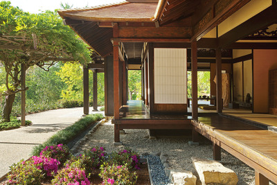 Led by Architect Kelly Sutherlin McLeod, FAIA, the Centennial Restoration of the Huntington Japanese House and Garden Honored with the 2013 Governor's Historic Preservation Award