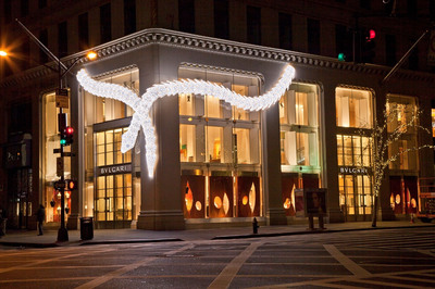 Bulgari's Holiday Decor Salutes the End of Chinese New Year