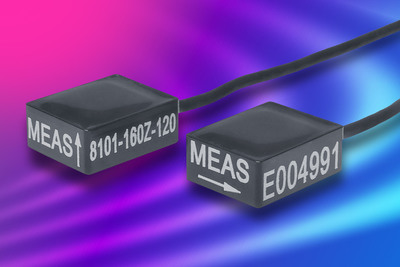 Compact, Plug-n-play Accelerometer from Measurement Specialties Available in Two Dynamic Ranges