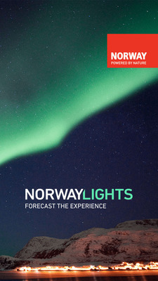 NorwayLights; New Mobile App Shows You to the Best Northern Lights Display