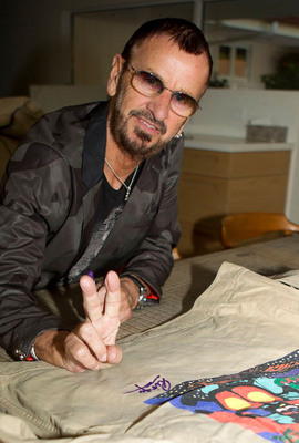 Ringo Starr autographed jackets to benefit WaterAid on #GivingTuesday