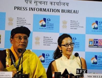 The Gyalwang Drukpa and Michelle Yeoh Walk the Red Carpet for International Film Festival of India