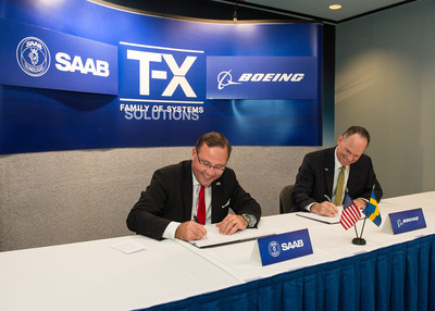 Boeing and Saab Sign Joint Development Agreement on T-X Family of Systems Training Competition