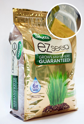 VELCRO® Brand PRESS-LOK® Solution To Enhance Scotts® EZ Seed® Bag Closures