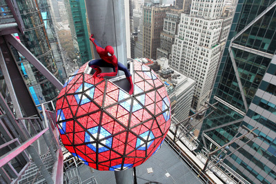 The Amazing Spider-Man™ Swings into Times Square for New Year's Eve Celebration as the Official Super Hero of Times Square 2014