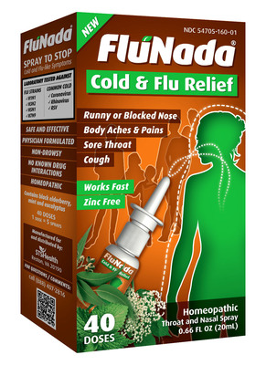 New Cold and Flu Remedy: FluNada® Homeopathic Throat and Nasal Spray Now Available in Retail Pharmacies