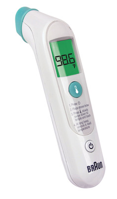 Fever Tech:  New Braun Forehead Thermometer is a Must-Have for Moms