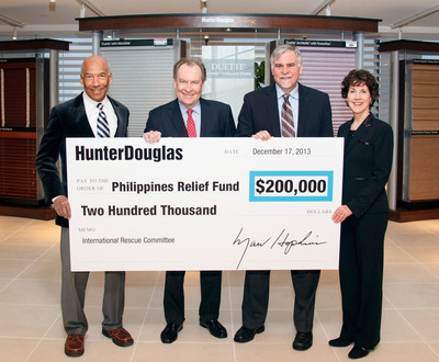 Hunter Douglas Donates $200,000 To Philippines Relief