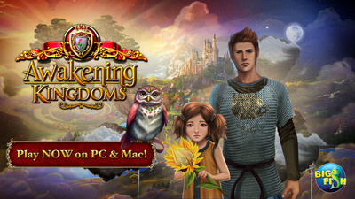 "Awakening Kingdoms", One of Big Fish's Most Popular Hidden Object Series Now Offers an Endless Game World for Free