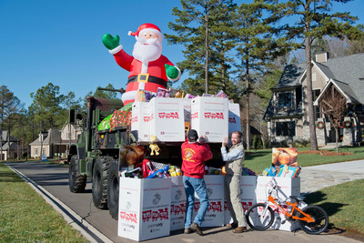 1st Annual Toys For Tots Drive At Cheval In Mint Hill A Huge Success