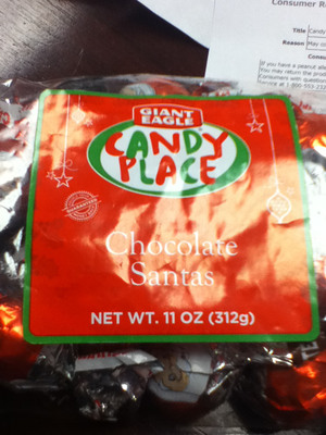 Giant Eagle Issues Allergy Alert On Undeclared Peanut Allergen In Candy Place Chocolate Santas
