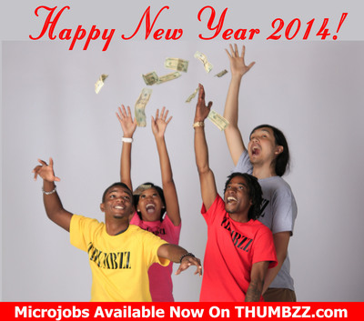 THUMBZZ.com Celebrates New Microjob Site Launch And New Year 2014 In Times Square