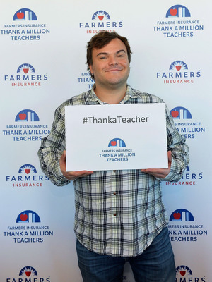 Jack Black asks America to follow Thank A Million Teachers at ThankaTeacher.