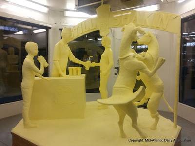1,000-Pound Butter Sculpture Revealed - Video &amp; Photo Now Available