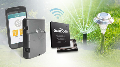 Solem Electronique Selects GainSpan Low-Power Wi-Fi for Wireless Garden Automation Systems