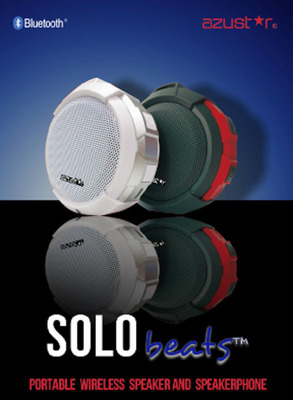 Azustar Reveals SOLObeats - Portable Wireless Speaker
