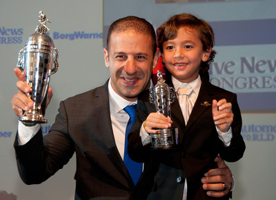 BorgWarner Presents Championship Driver's And Team Owner's Trophies At 2014 Automotive News World Congress