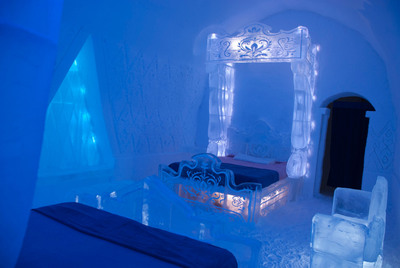 The Walt Disney Studios and Quebec City's Hotel de Glace (Ice Hotel) Unveil a Special Experiential "FROZEN" Themed Guest Suite and Activity Cave for the 2014 Winter Season