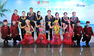 Air China Commences Beijing - Hawaii Service