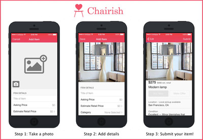 New Chairish Mobile App Makes Selling Pre-loved Furniture as Easy as Point, Shoot and Upload
