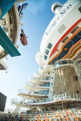 Daley Takes Plunge on Royal Caribbean International's Allure of the Seas