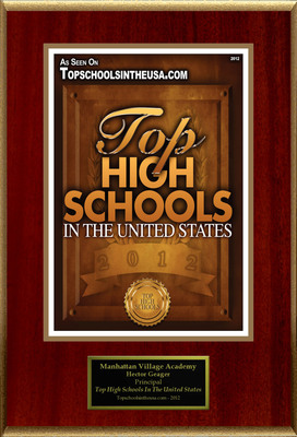 Manhattan Village Academy Selected For "Top High Schools In The United States"