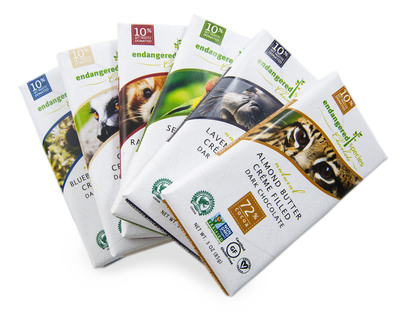 Filling the Void: Endangered Species Chocolate Introduces First Natural, Dairy-Free Filled Bar Line