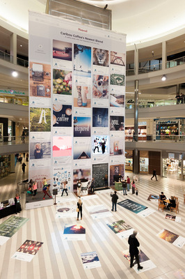 Caribou Coffee Celebrates Launch of Real Inspiration Blend by Creating Larger-Than-Life Pinterest Board inside Mall of America®