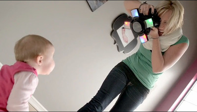 Goodbye Squeaky Toys, Hello Looky Loo Light: Electronic, Professional-grade Distraction Tool Helps Child Photographers Take Winning Shots