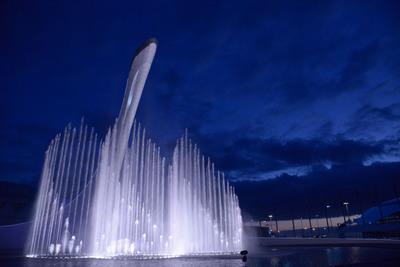 U.S. Firm, WET, Creates Official Fountain For 2014 Sochi Winter Olympic Games