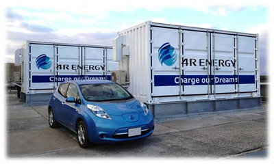World's First Large-Scale Power Storage System Made From Reused EV Batteries Completed in Japan