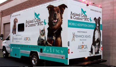 FENWICK KEATS Real Estate And The ASPCA® Donate The First Mobile Adoption Center For Animal Care &amp; Control Of NYC