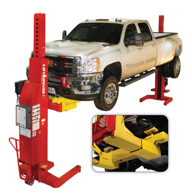 Add a Truck Lift Simply and Affordably with Rotary Lift Mach™ Series