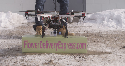 FlowerDeliveryExpress.com performs 1st flower delivery by drone