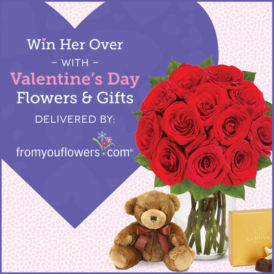 Win Her Over with Valentine's Day Flowers and Gifts, Delivered by From You Flowers